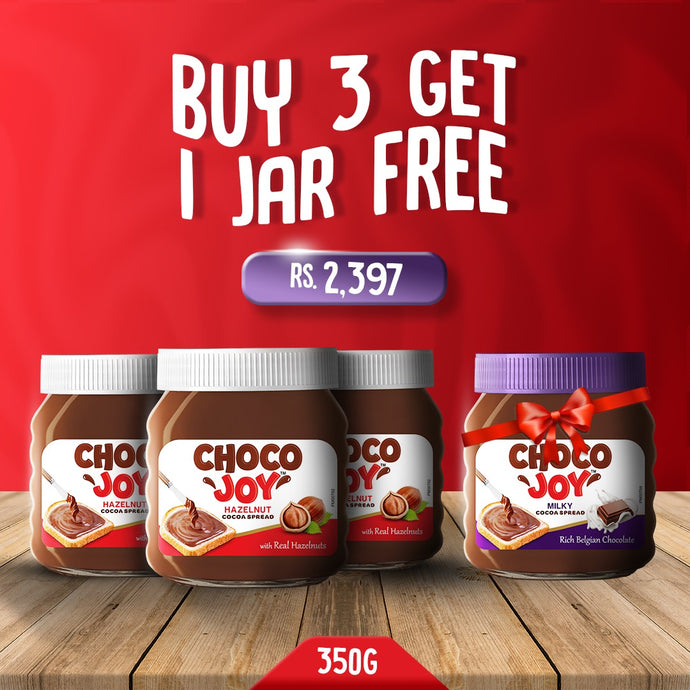Buy 3 Hazelnut Get 1 Milky Free